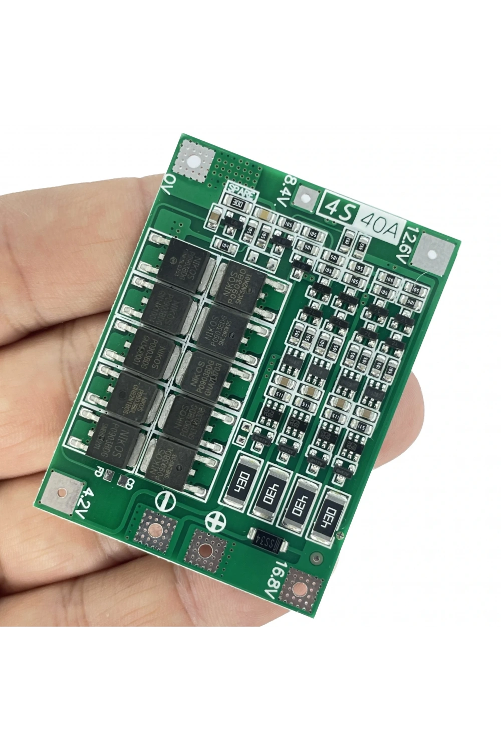 4S 40A BMS 18650 Balanslı Li-Ion Şarj Koruma Devresi