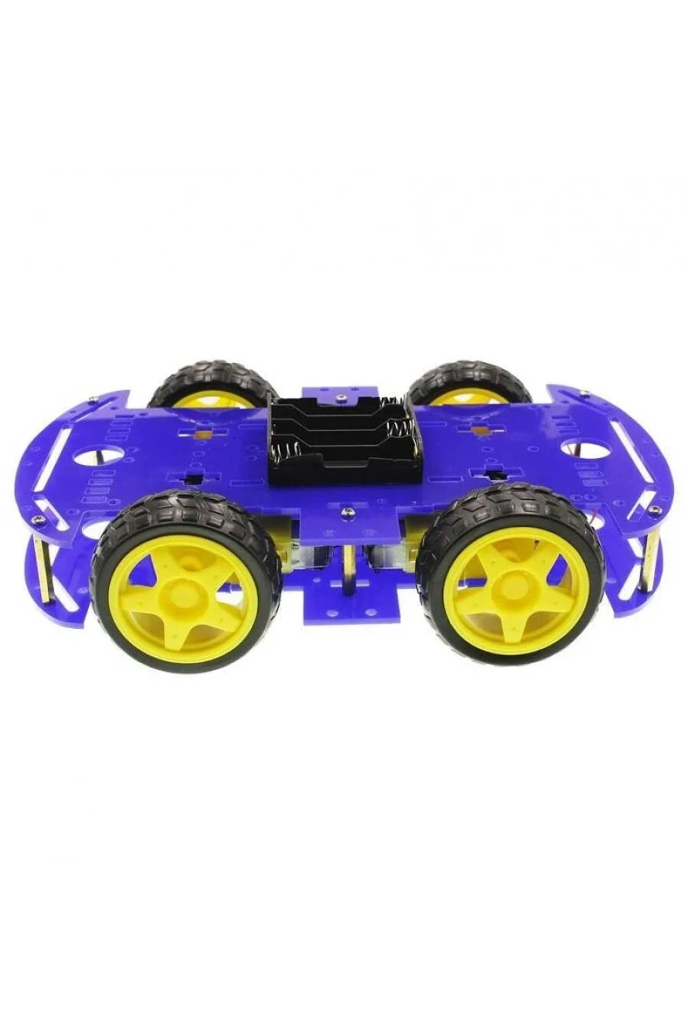 4WD Mavi Şase Tekerlekli Araba Kiti