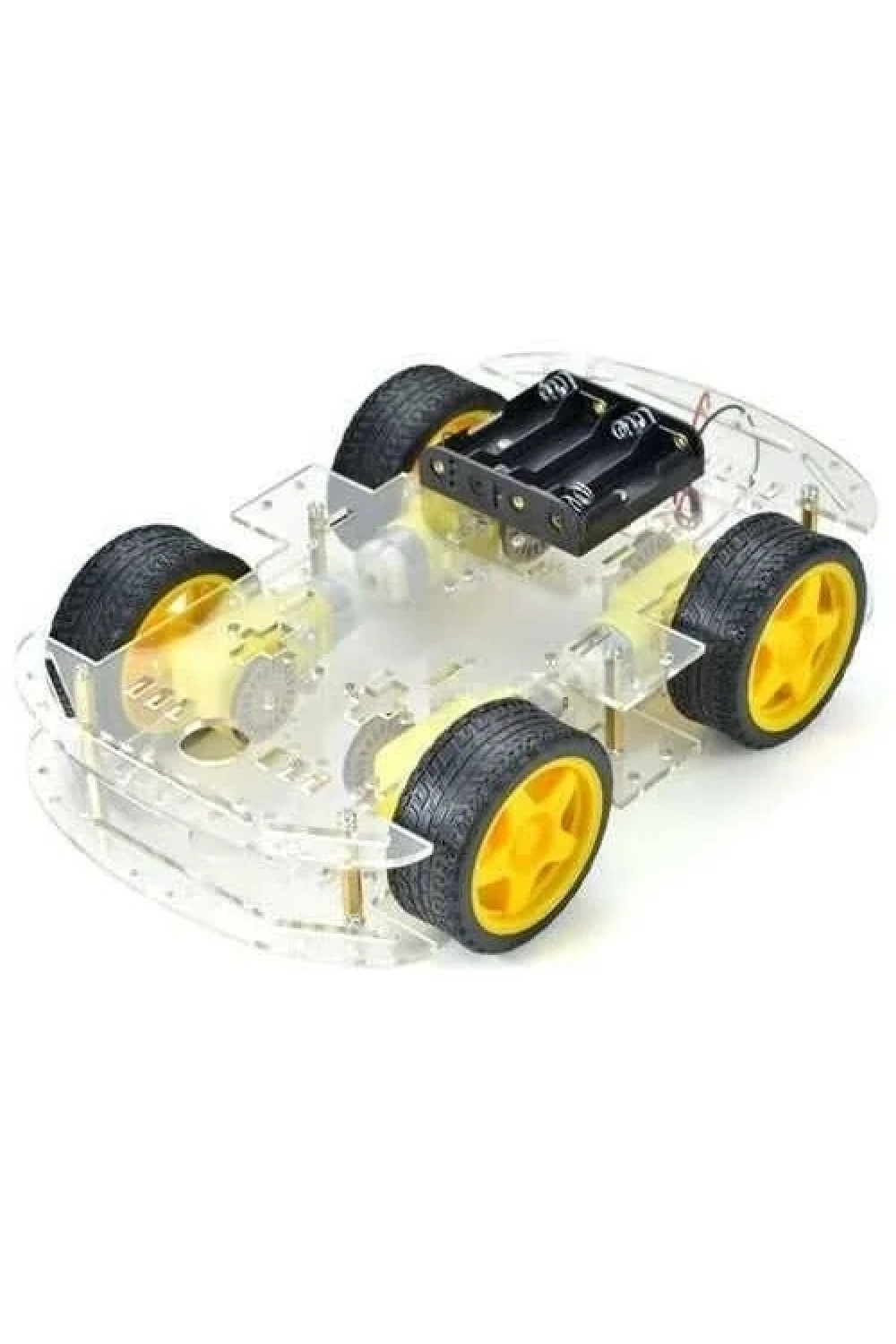 4WD Şeffaf Şase Tekerlekli Araba Kiti