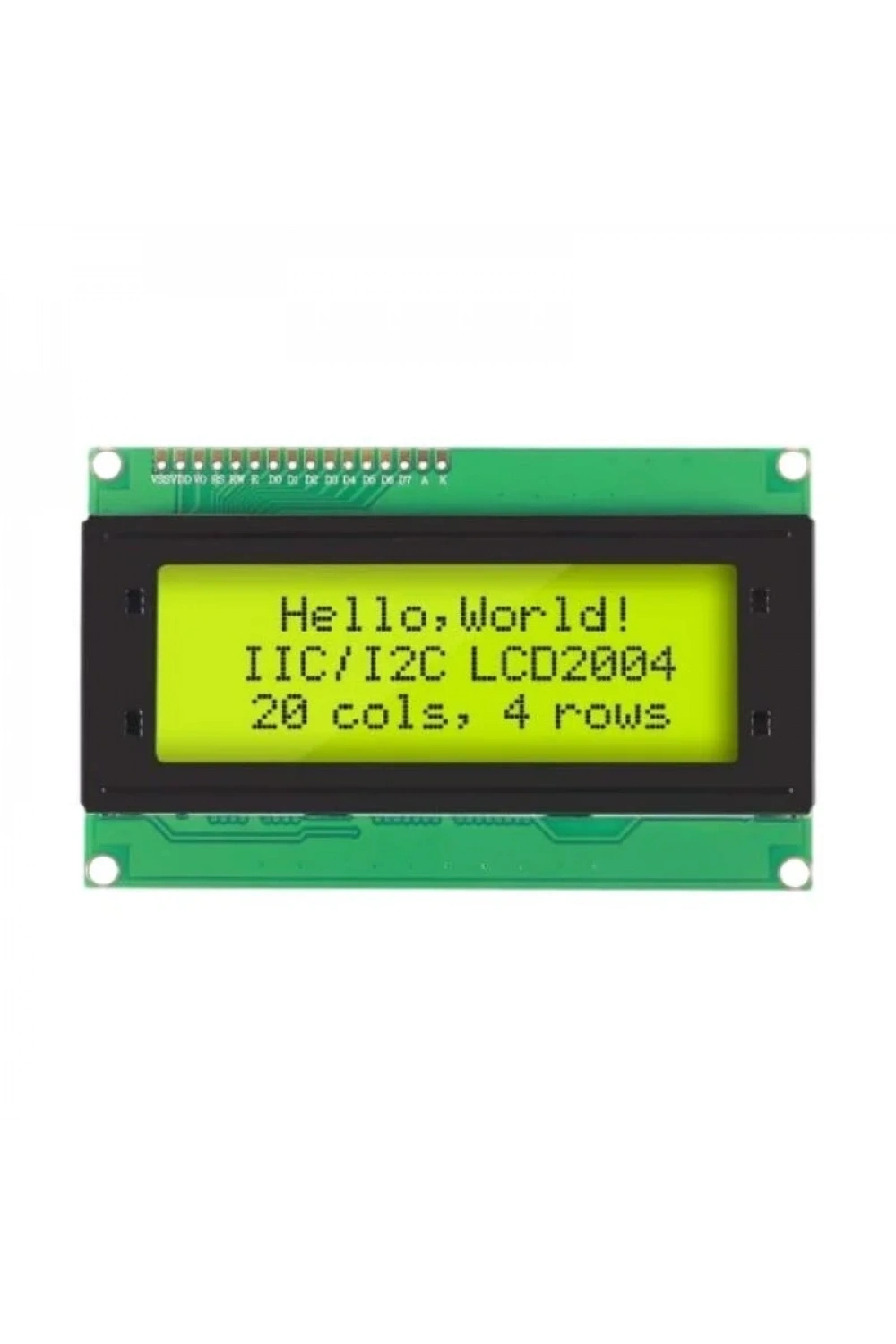 4X20 LCD Ekran Yeşil