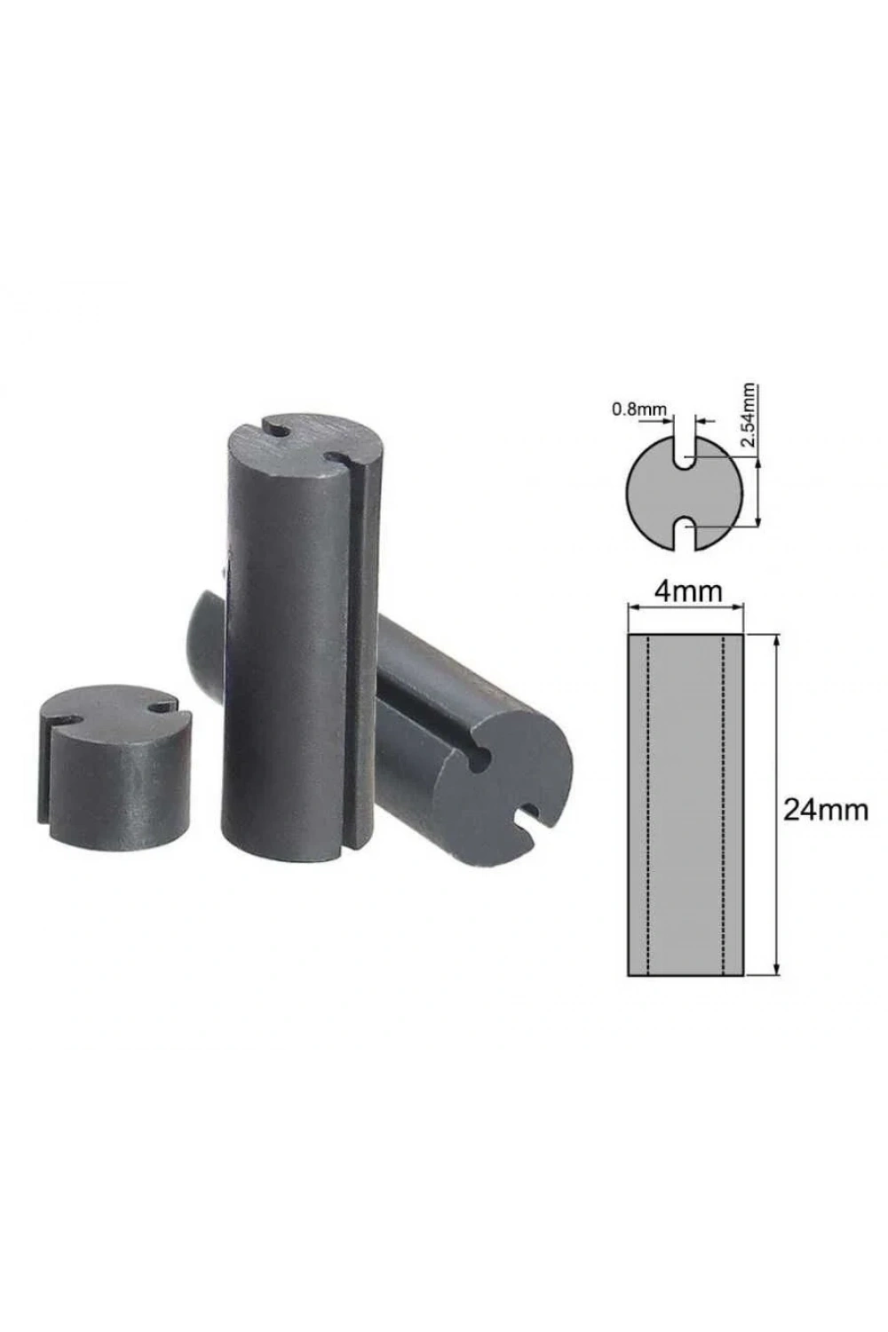 4x24mm Led Distans (Standoff) - Siyah