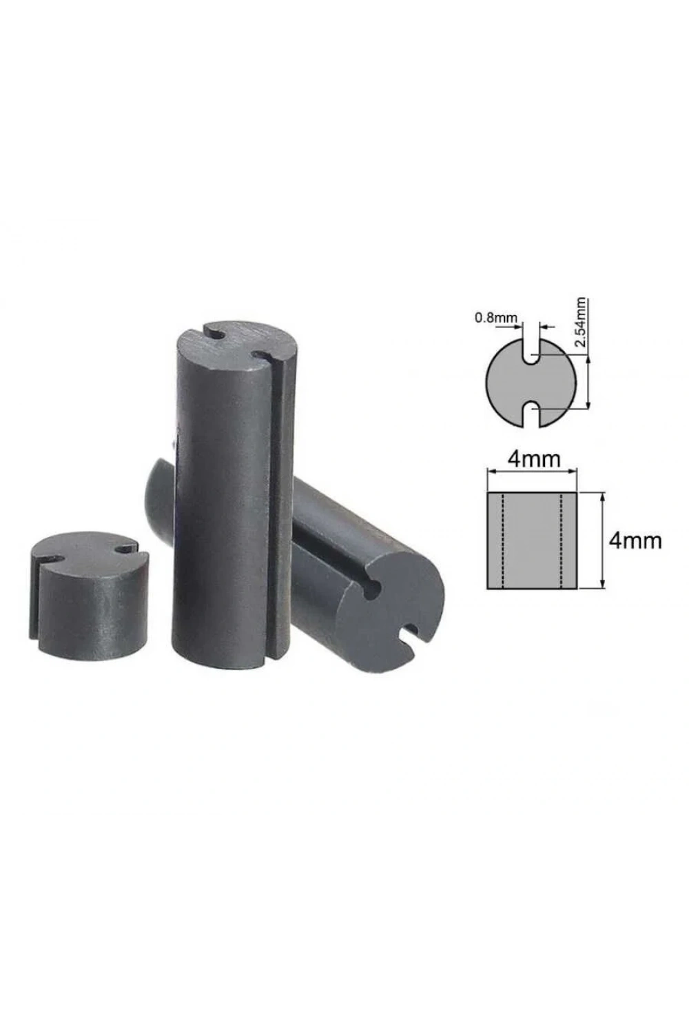 4x4mm Led Distans (Standoff) - Siyah