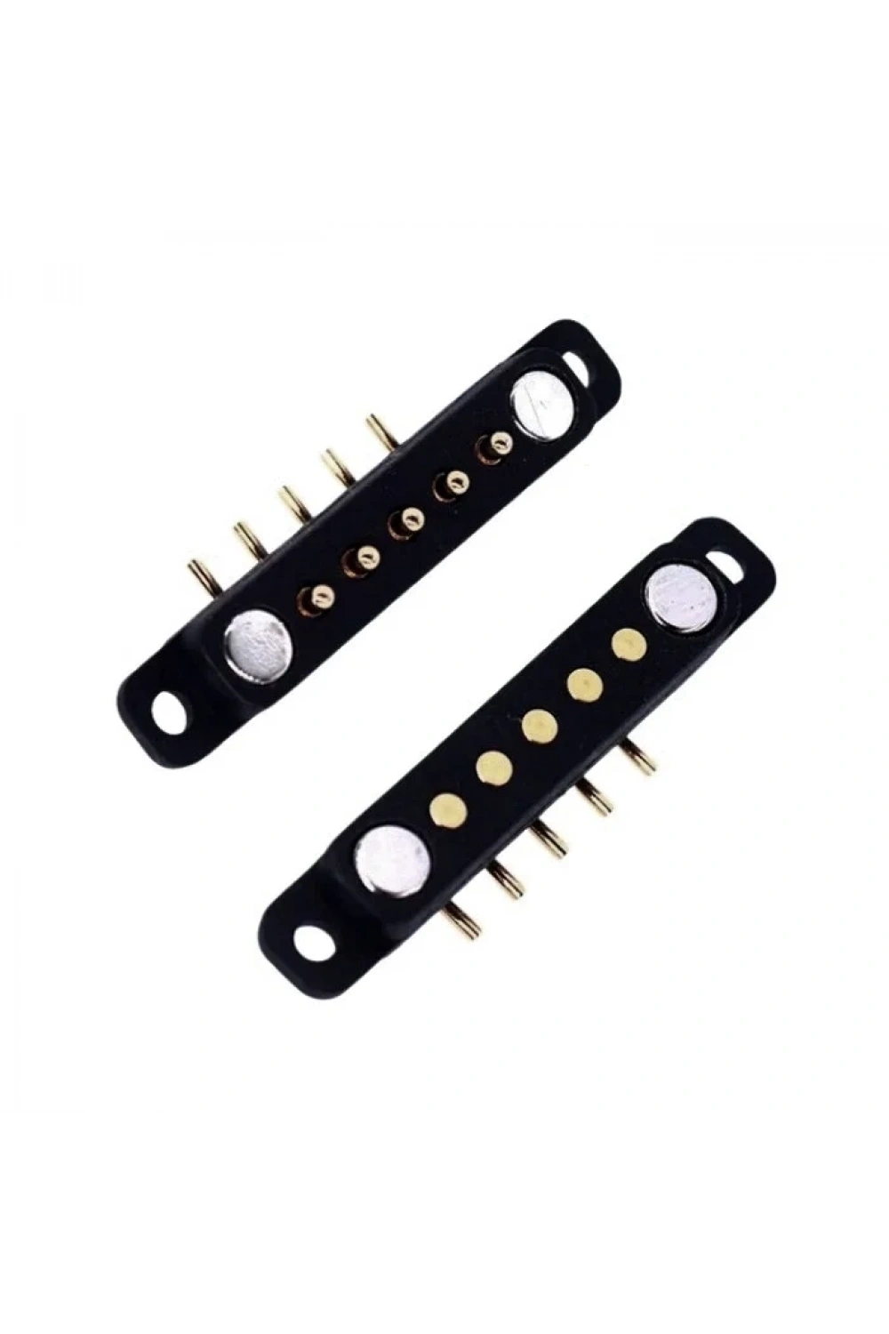 5-Pin 2.54mm 90C Pogo Pin Manyetik Konnektör Takımı - Kulaklı