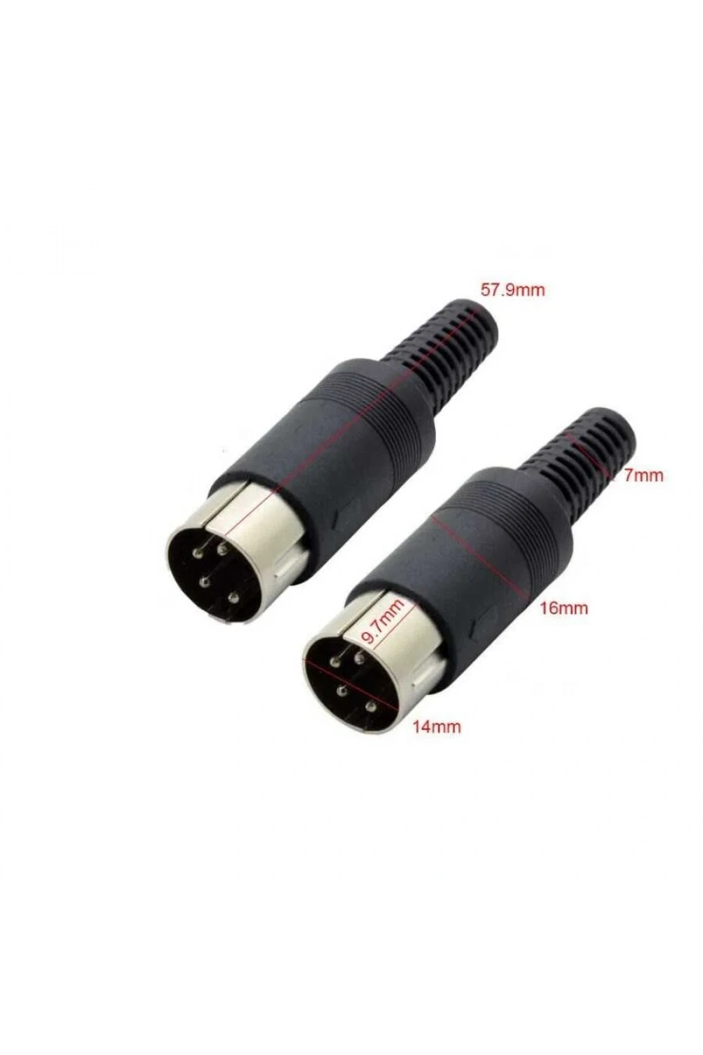 5 Pin Erkek DIN Konnektör