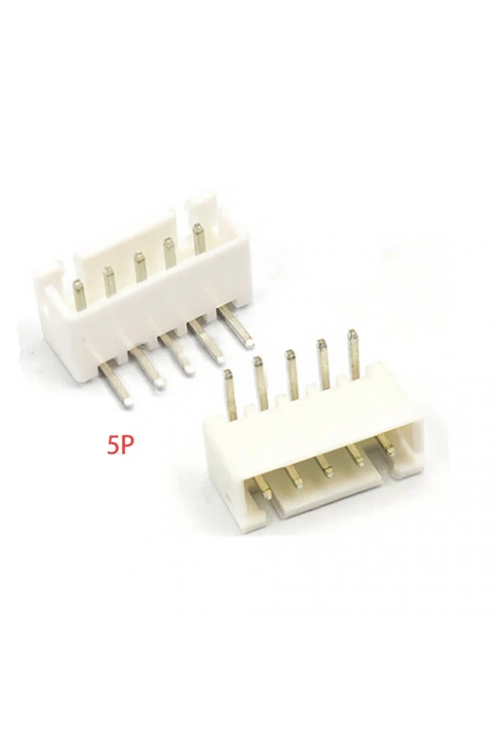 5 Pin JST-XH 2.54 Tunik Konnektör Erkek Eğik 90°