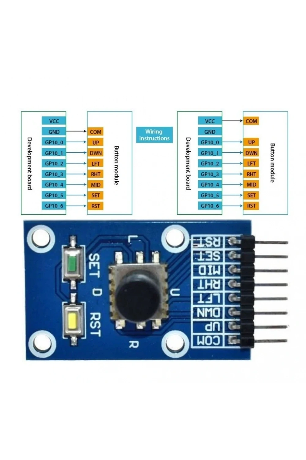 5 Yönlü Navigasyon Joystick Modülü - 5D Joystick Module
