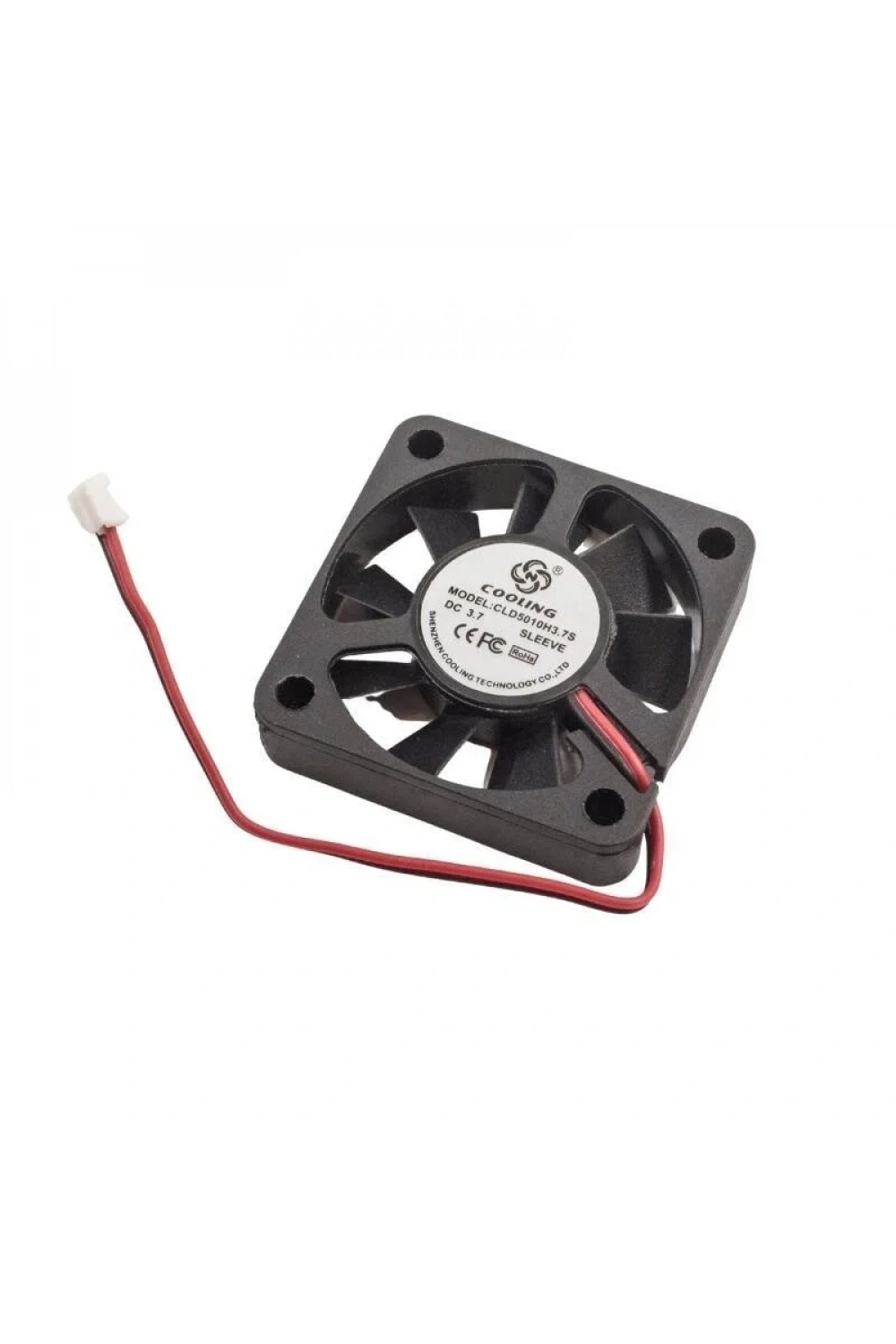 50x50x10mm 3.7V 0.20A Fan 2 Kablolu