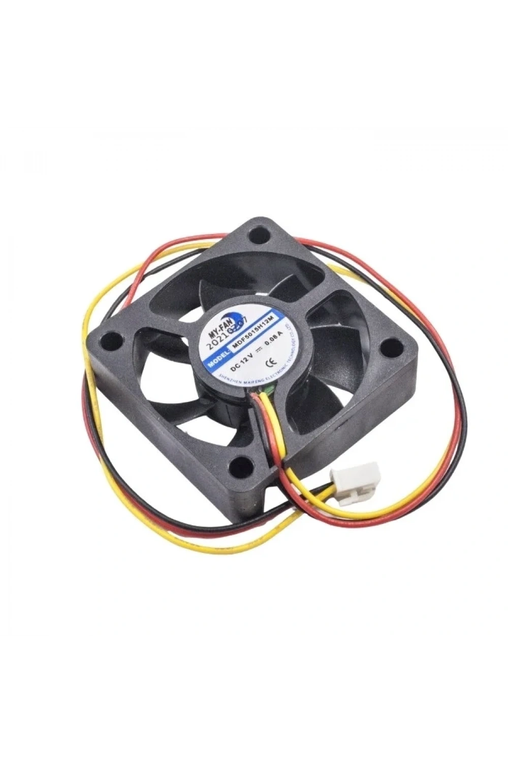 50x50x15mm 12V 0.08A Fan 3 Kablolu
