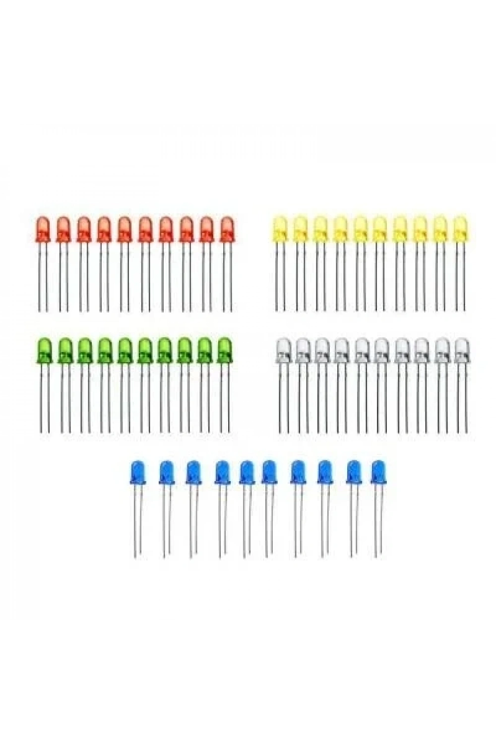 5mm Led Seti - 50 Adet