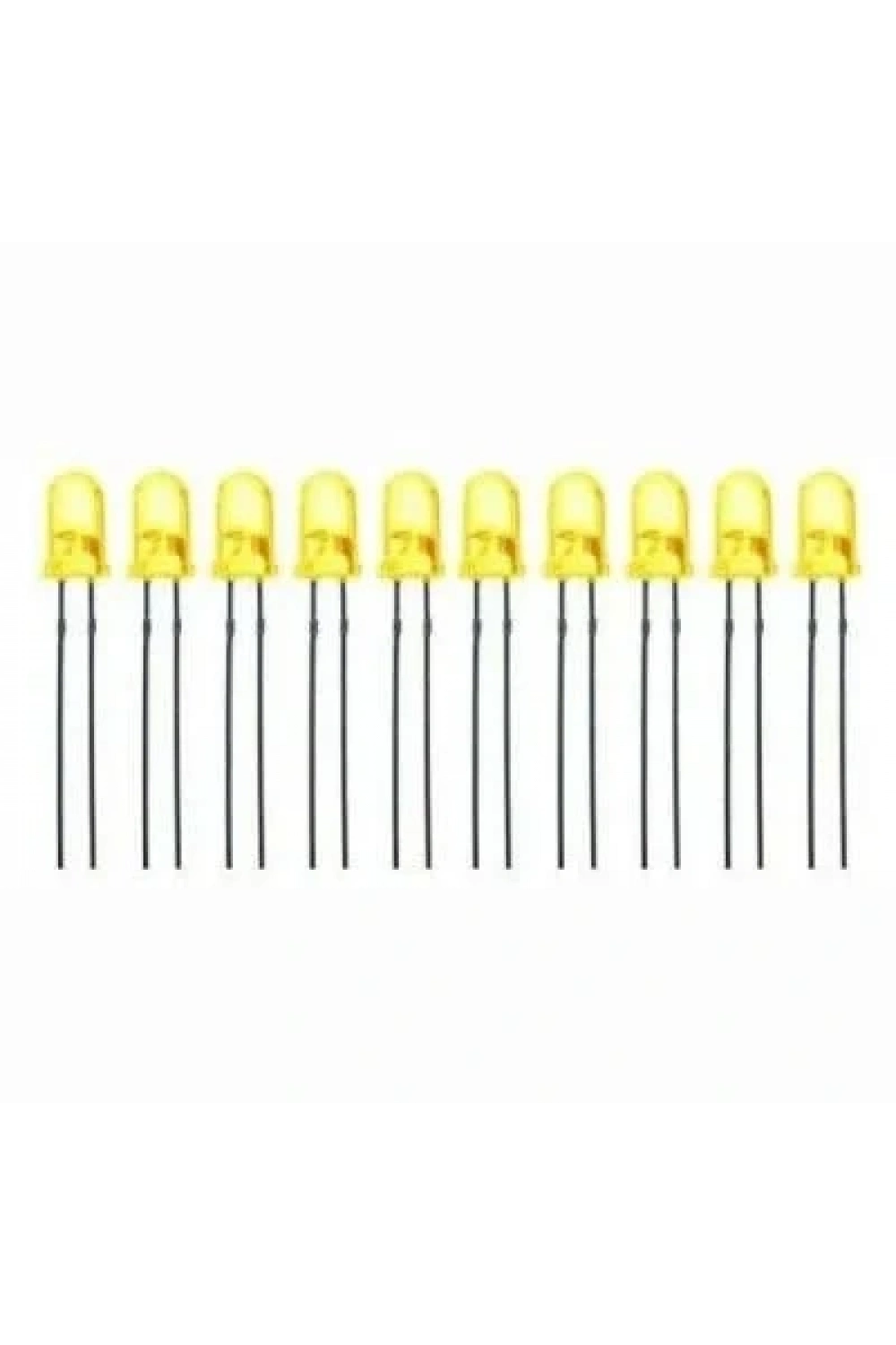 5mm Sarı Led Paketi - 10 Adet