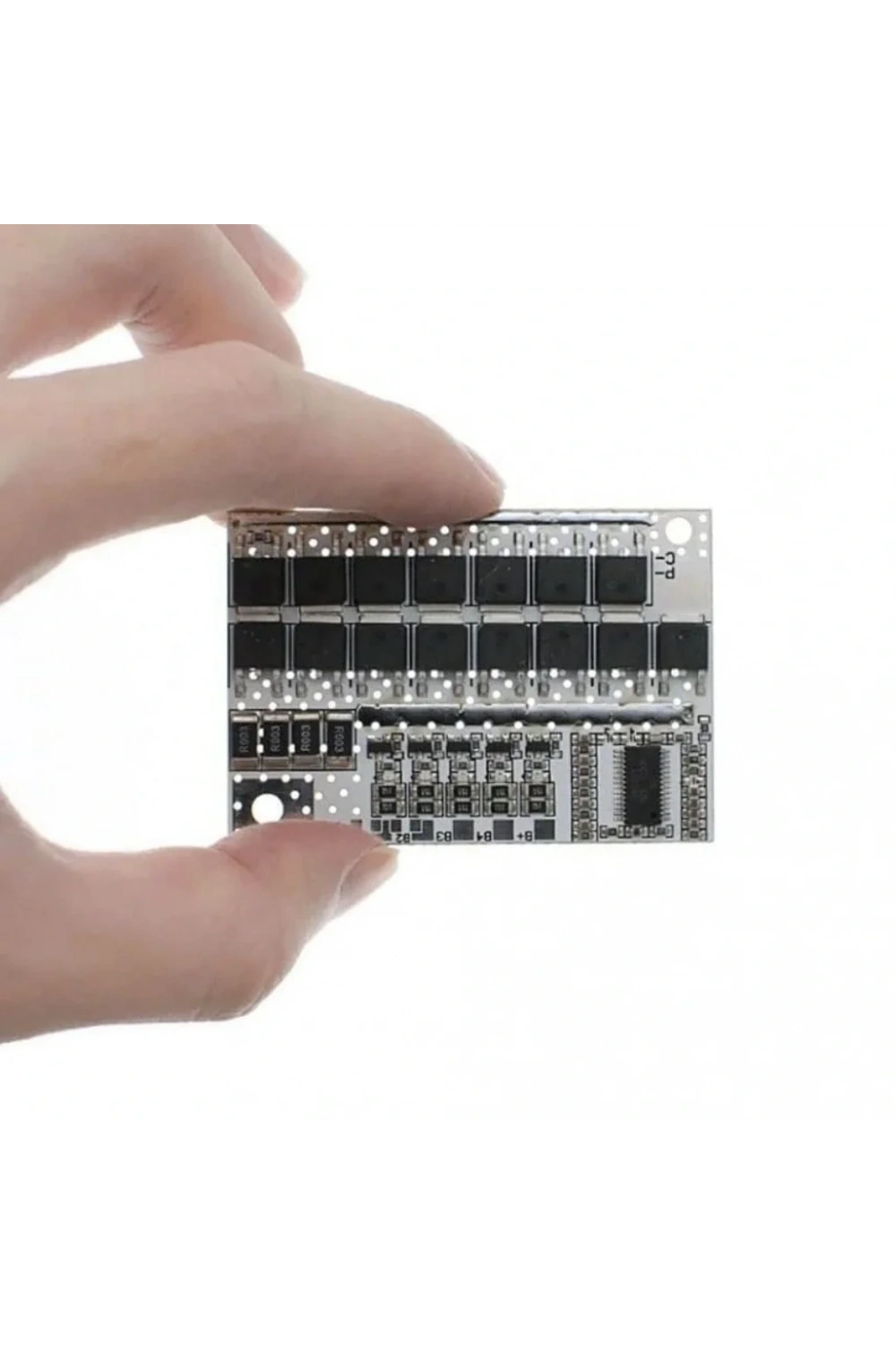 5S 100A LiFePO4 Balanslı BMS Beyaz PCB