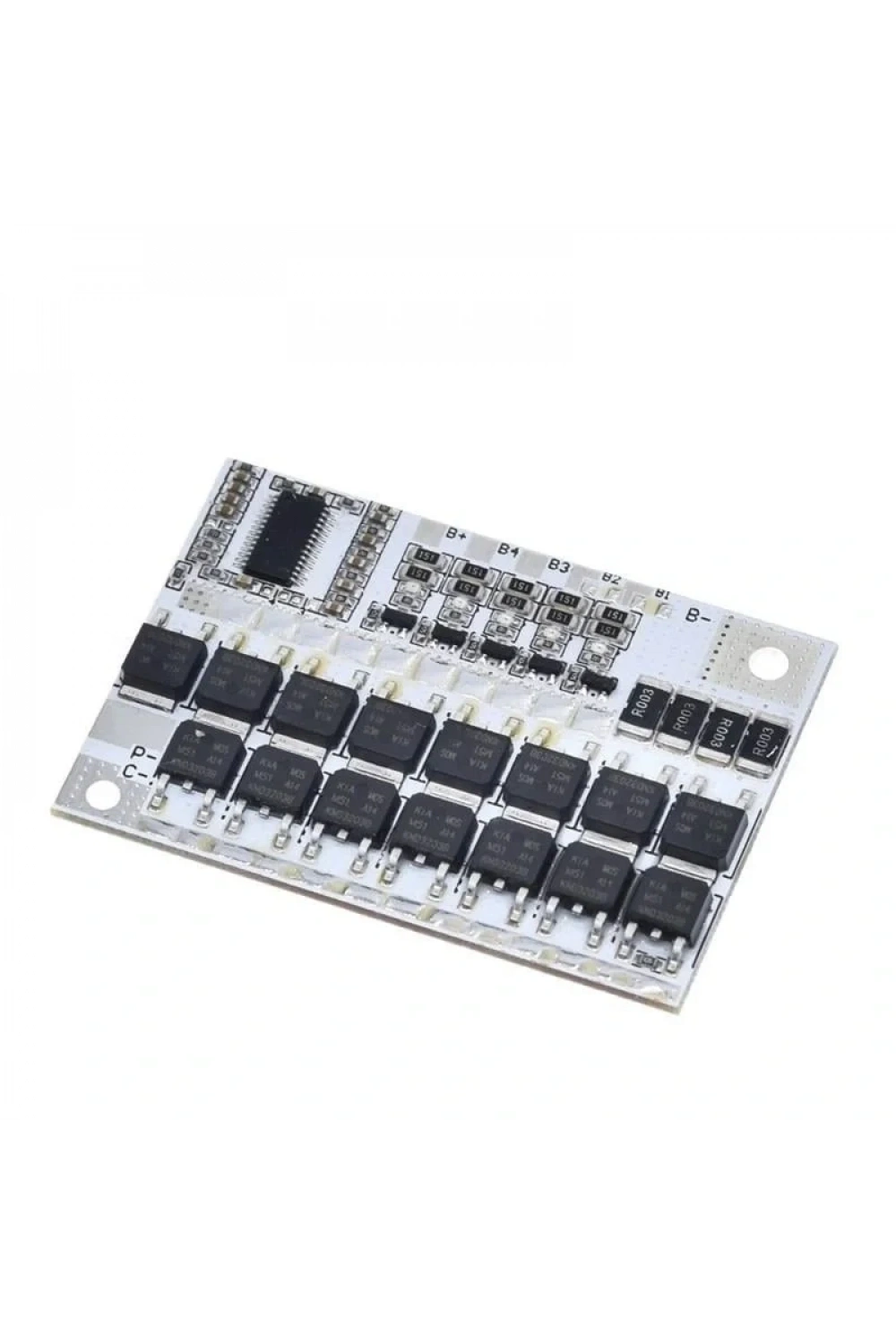 5S 100A LiFePO4 Balanslı BMS Beyaz PCB