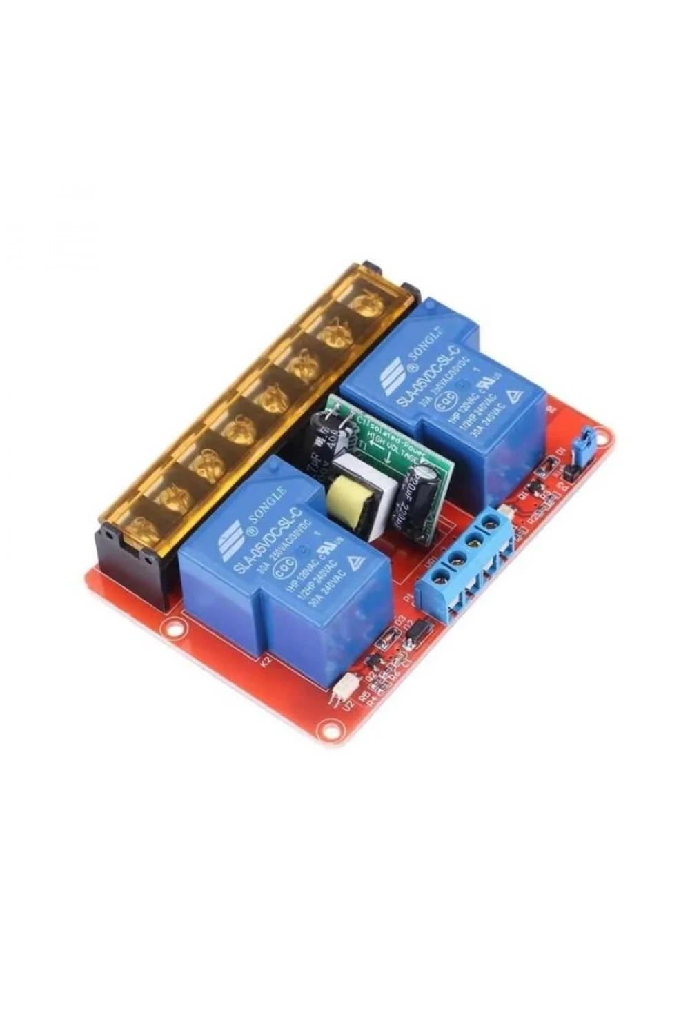 5V 30A 2 Kanal High-Low Level Röle Kartı