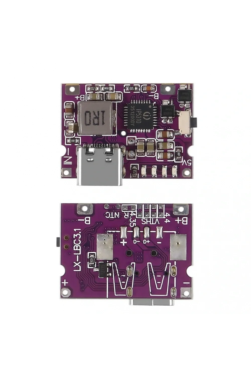5V 3.1A Type-C 18650 LiPo Li-ion Pil Şarj Devresi