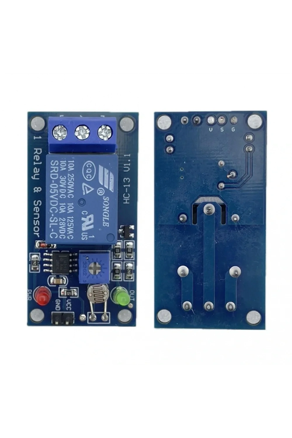 5V Tek Kanal LDR Işık Kontrollü Röle Modülü