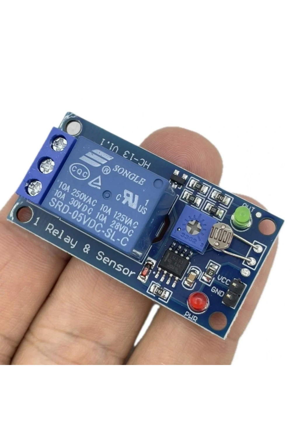 5V Tek Kanal LDR Işık Kontrollü Röle Modülü