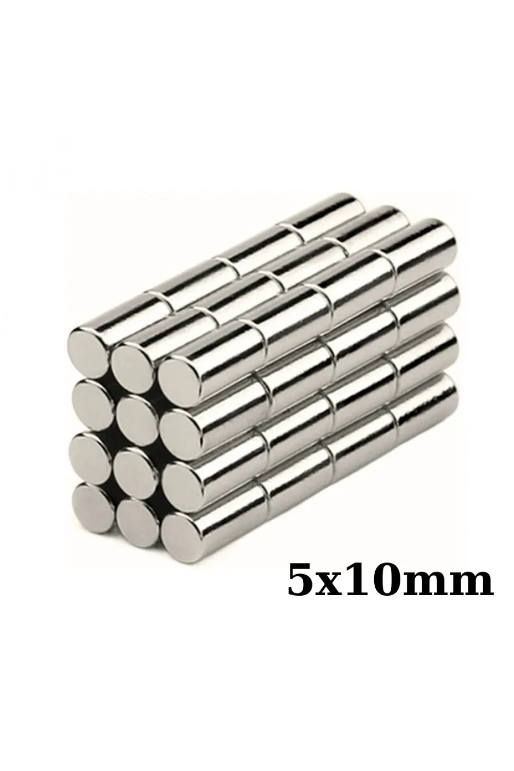 5x10mm Neodyum Güçlü Mıknatıs - Neodim Magnet