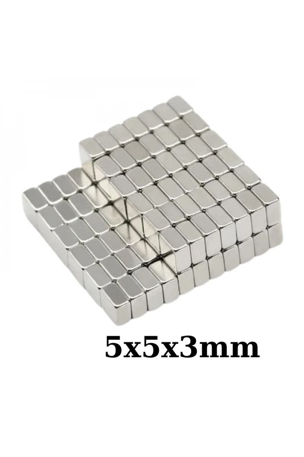 5x5x3mm Neodyum Güçlü Mıknatıs - Neodim Magnet