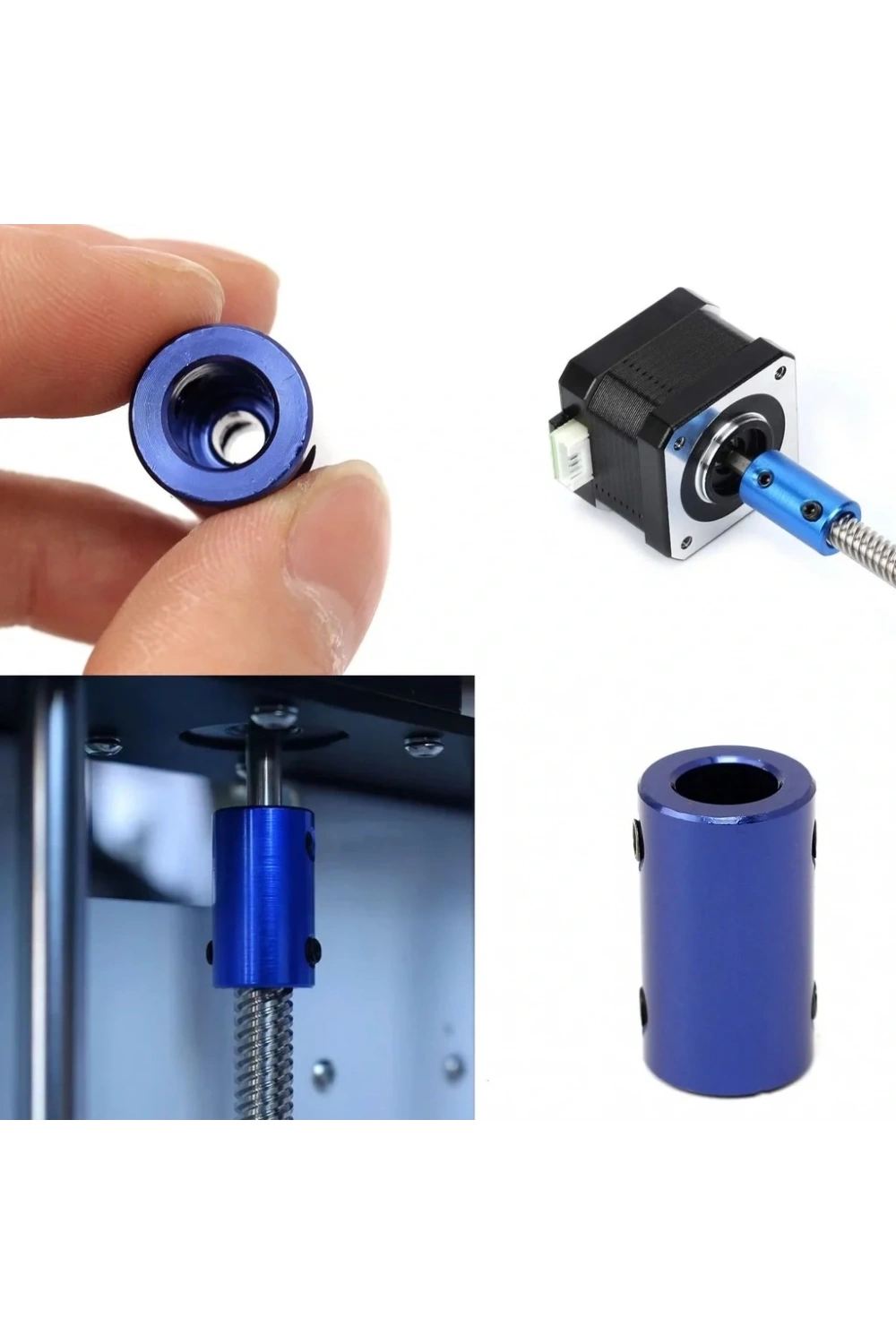 5x8mm Sabit Kaplin Şaft 3D Printer Yazıcı