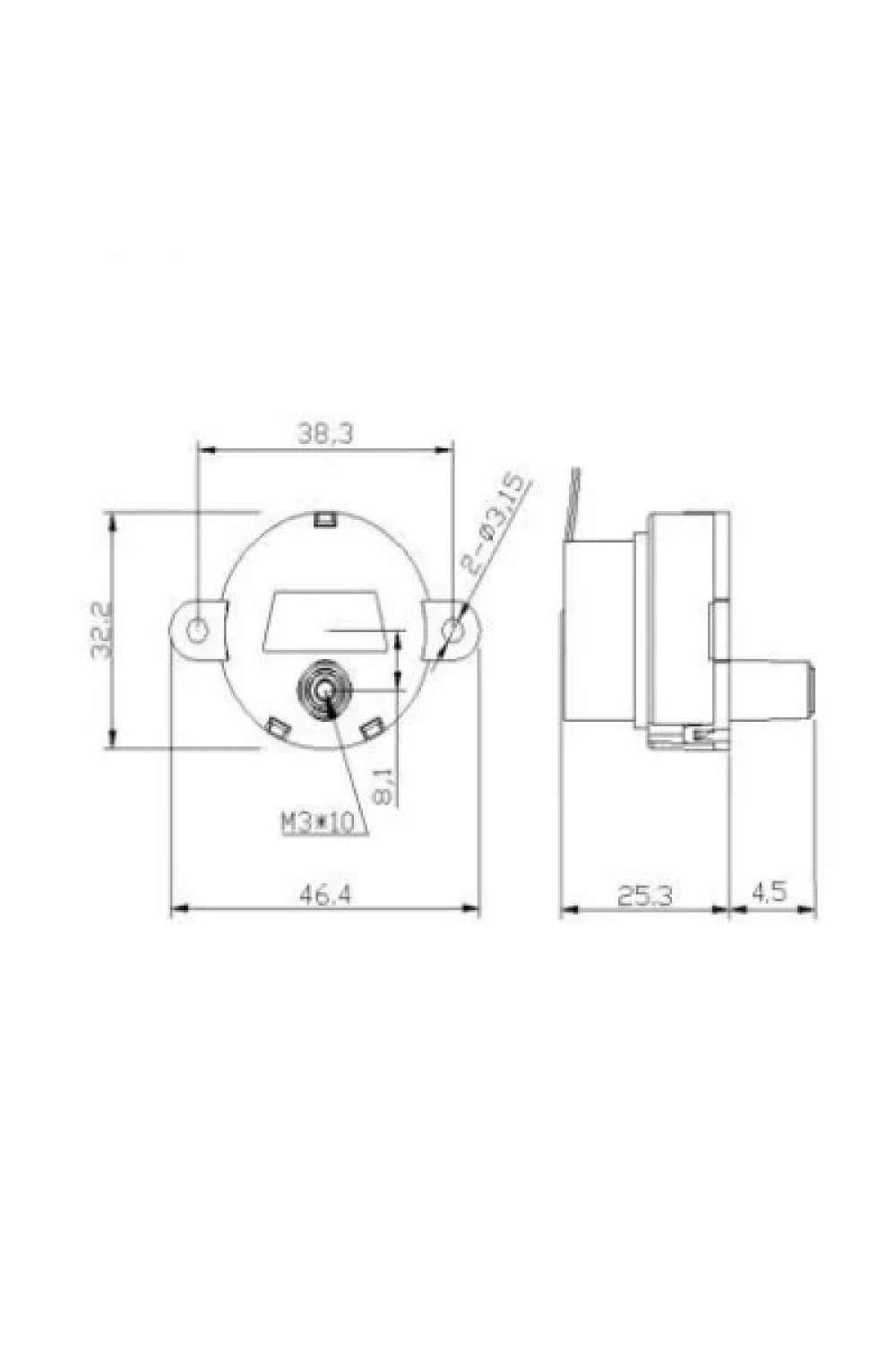 6-12V 7.5RPM Plastik Dişli Redüktörlü Motor