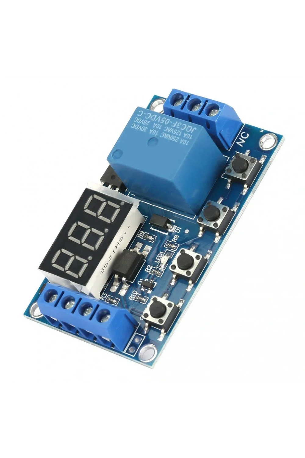 6-30V Zaman Ayarlı Röleli Modül Röle Kartı Micro USB Girişli