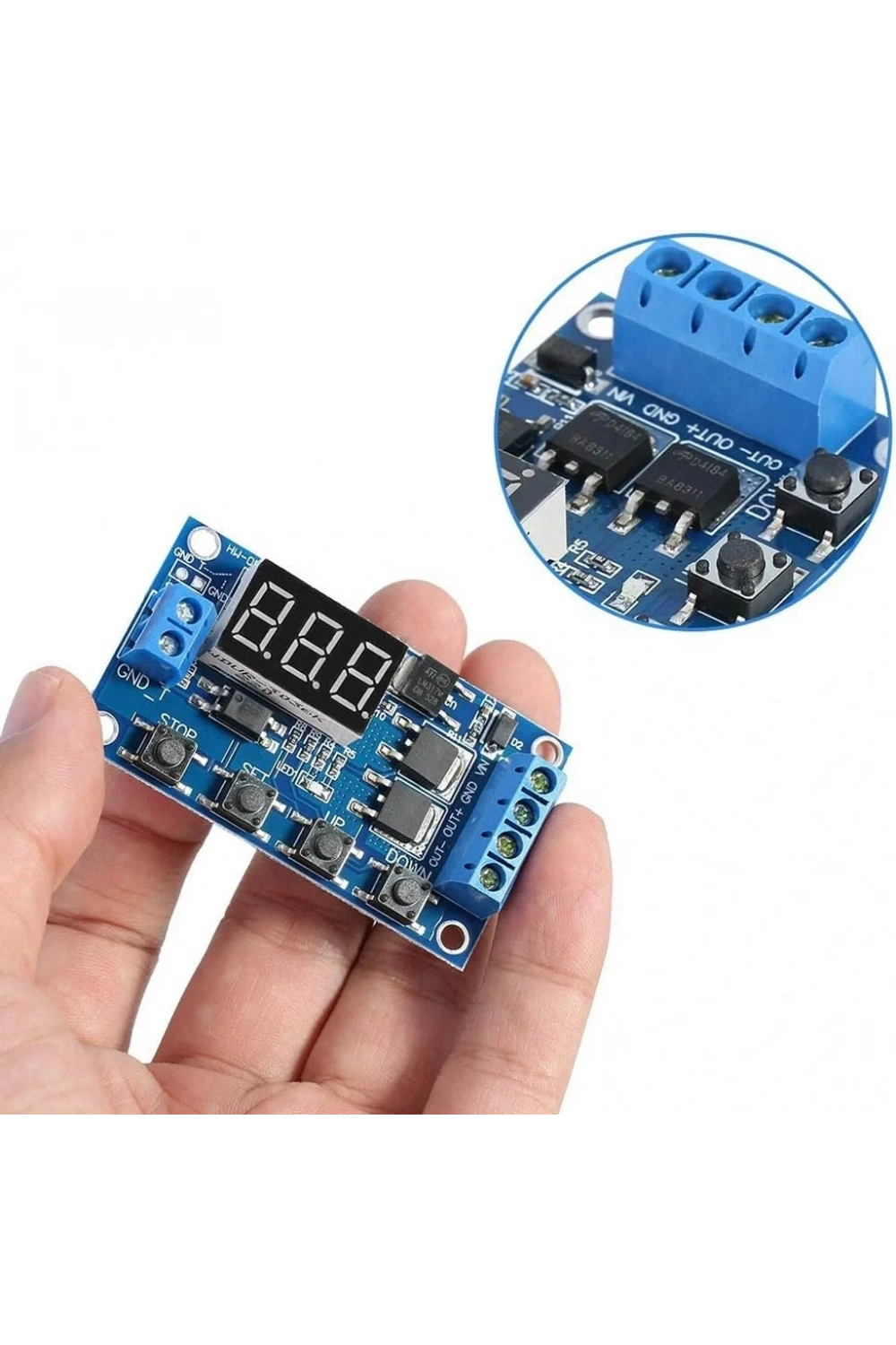 6-30V Zaman Ayarlı Mosfetli Modül