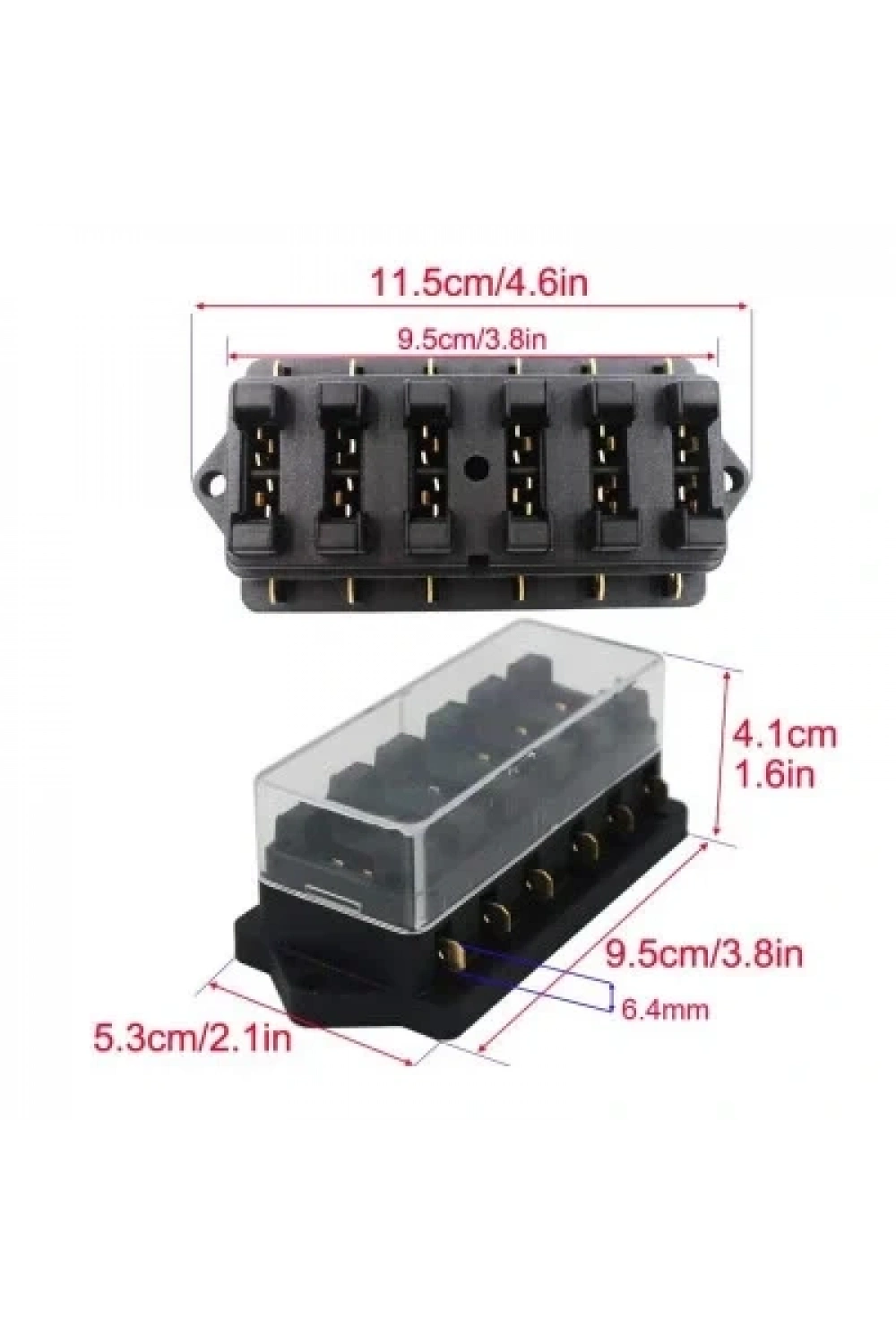 6 Kanal Oto Bıçak Sigorta Kutusu