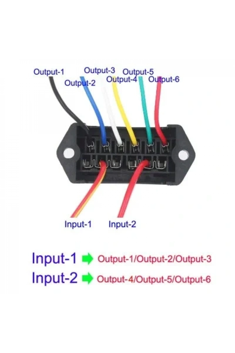 6 Kanal Oto Bıçak Sigorta Kutusu - Kablolu