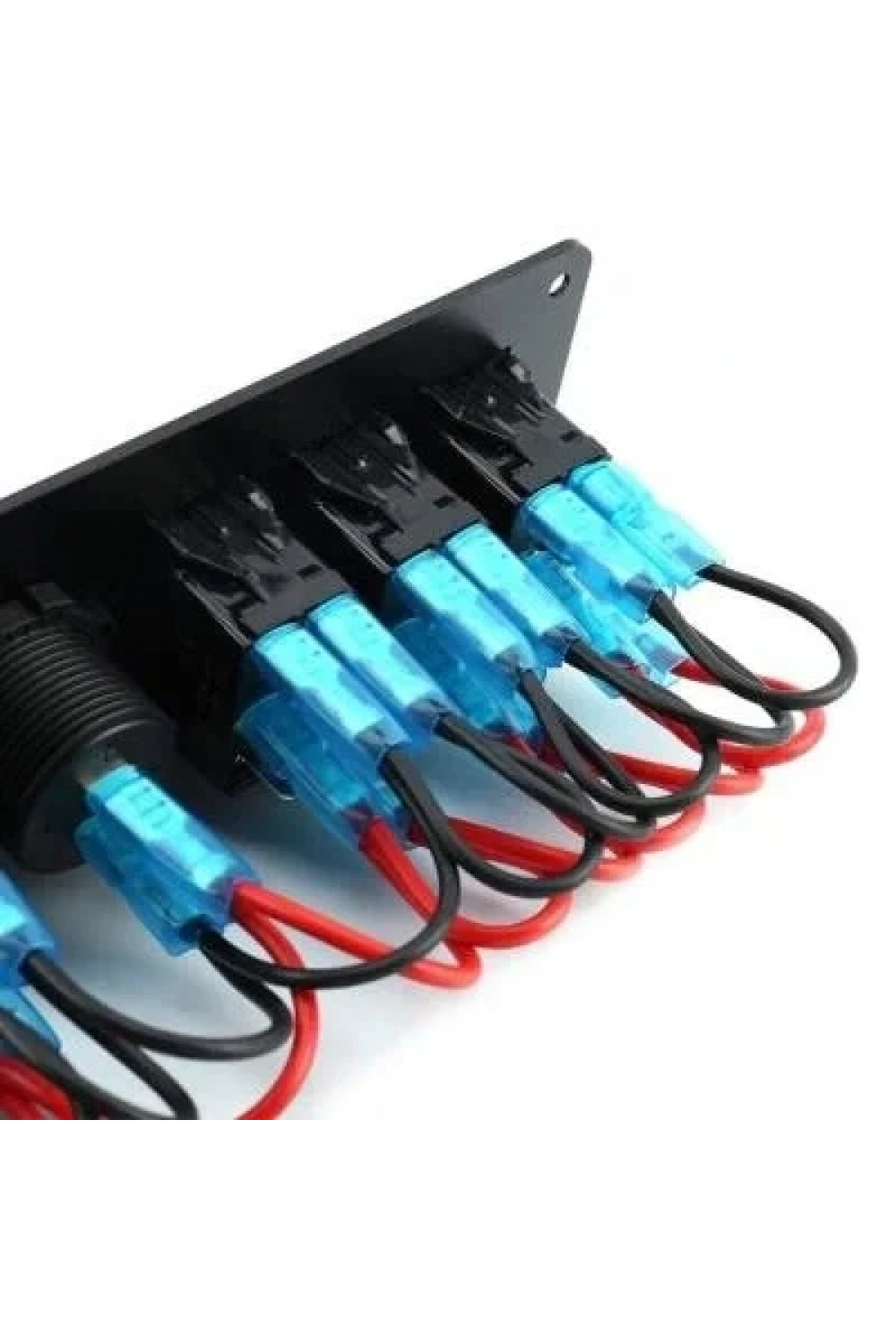 6lı ON-OFF Işıklı Anahtar Switch Panel 12V-24V Voltaj Göstergeli