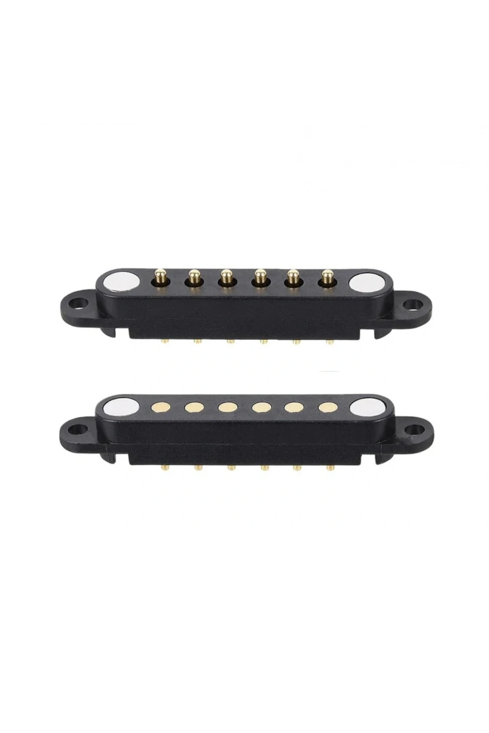 6-Pin 2.54mm Pogo Pin Manyetik Konnektör Takımı - Kulaklı