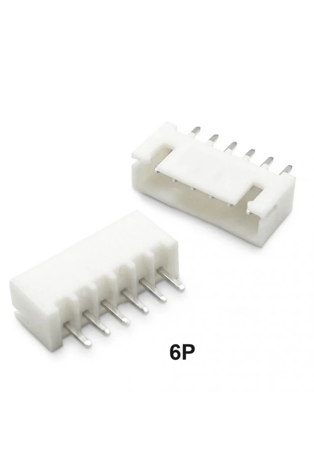 6 Pin JST-XHB 2.54 Düz Tunik Konnektör Erkek