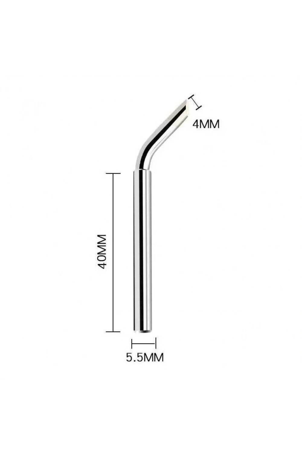 60W Curved C Tip Havya Ucu - Silver