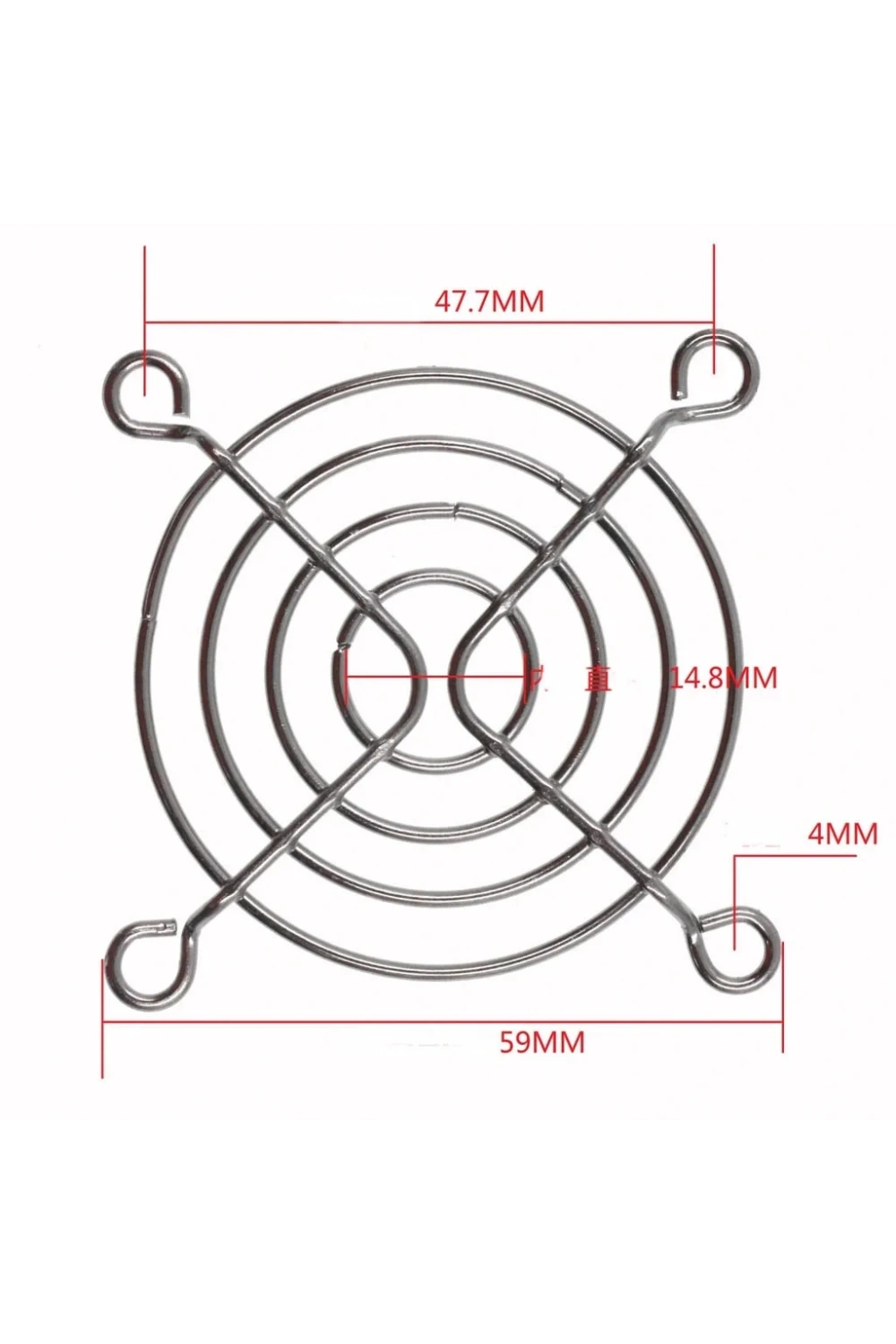 60x60mm Metal Fan Kapağı Fan Teli