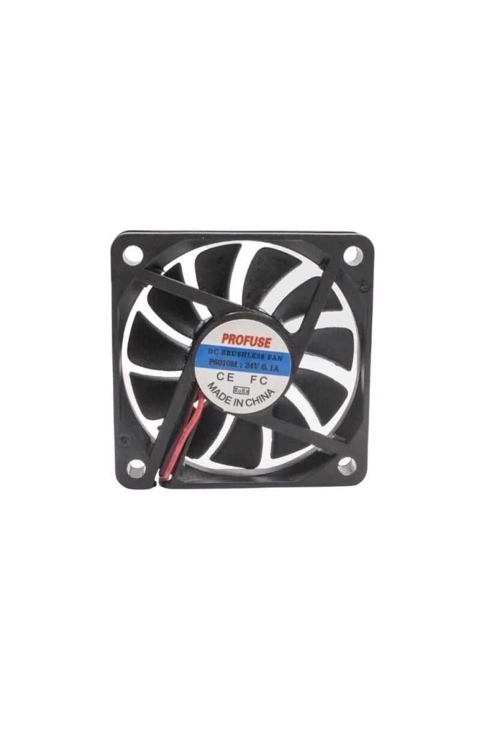 60x60x10mm 24V 0.10A Fan 2 Kablolu