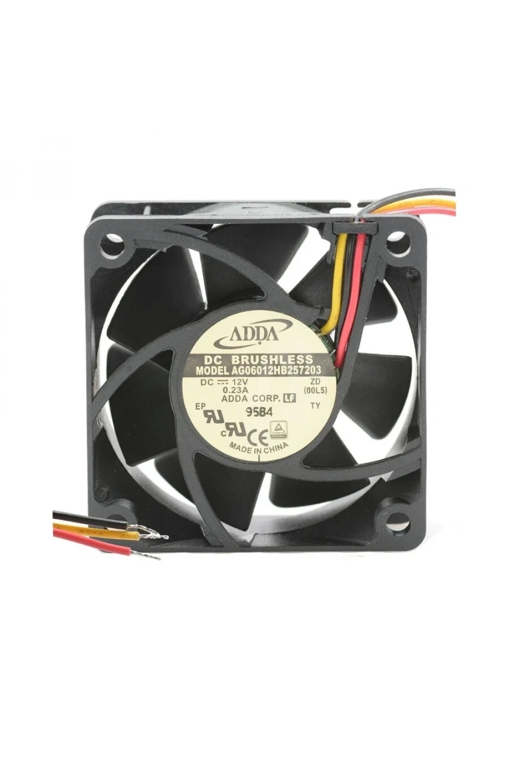 60x60x25mm 12V 0.23A Fan 3 Kablolu