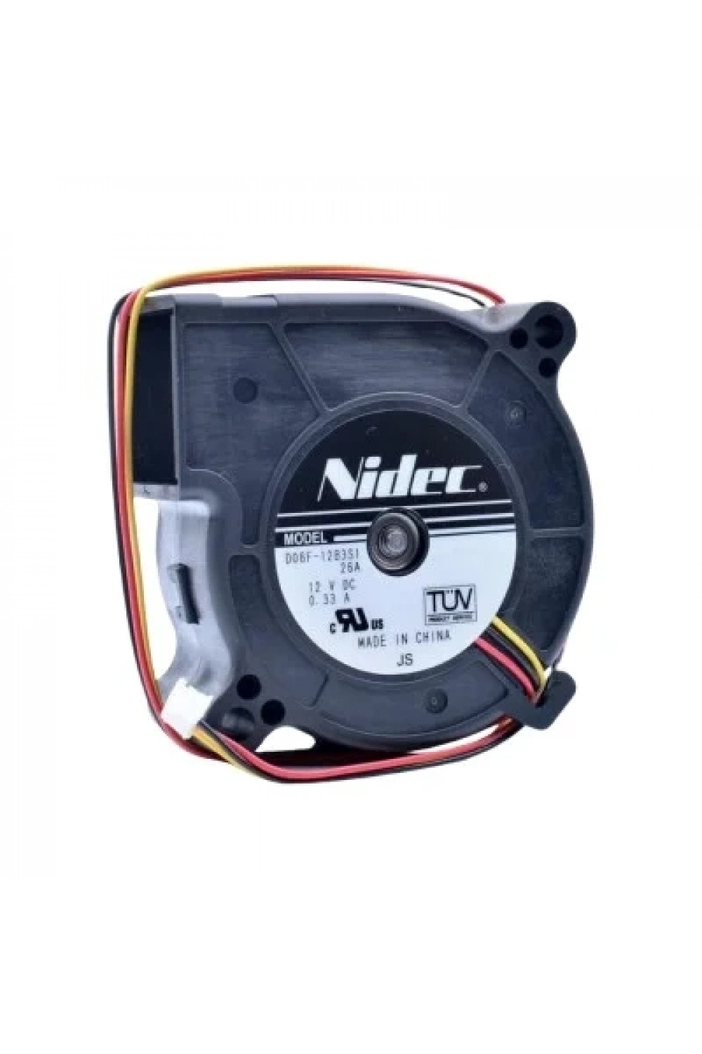 60x60x25mm 12V 0.33A 3P Salyangoz Fan