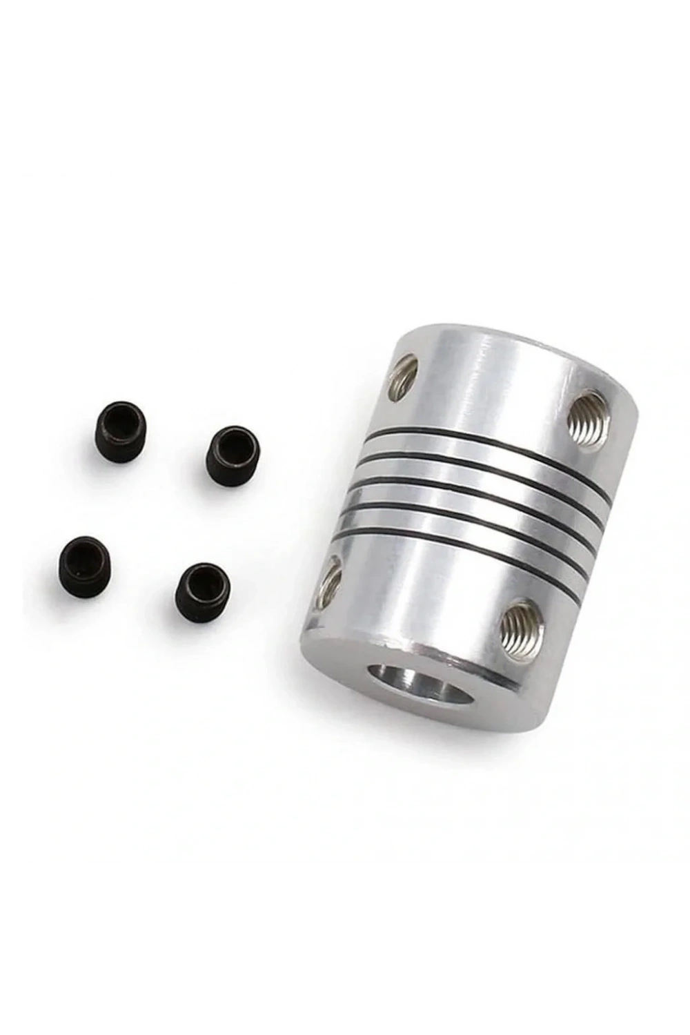 6.35x8mm Esnek Kaplin Alüminyum 3D Yazıcı CNC Uyumlu