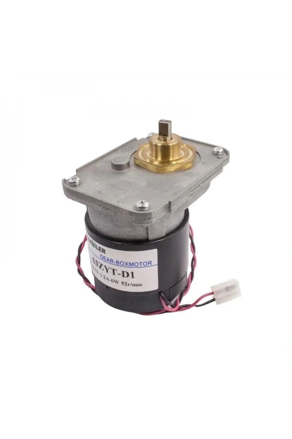 63ZYT-D1 15.7V 52RPM 6W Redüktörlü DC Motor