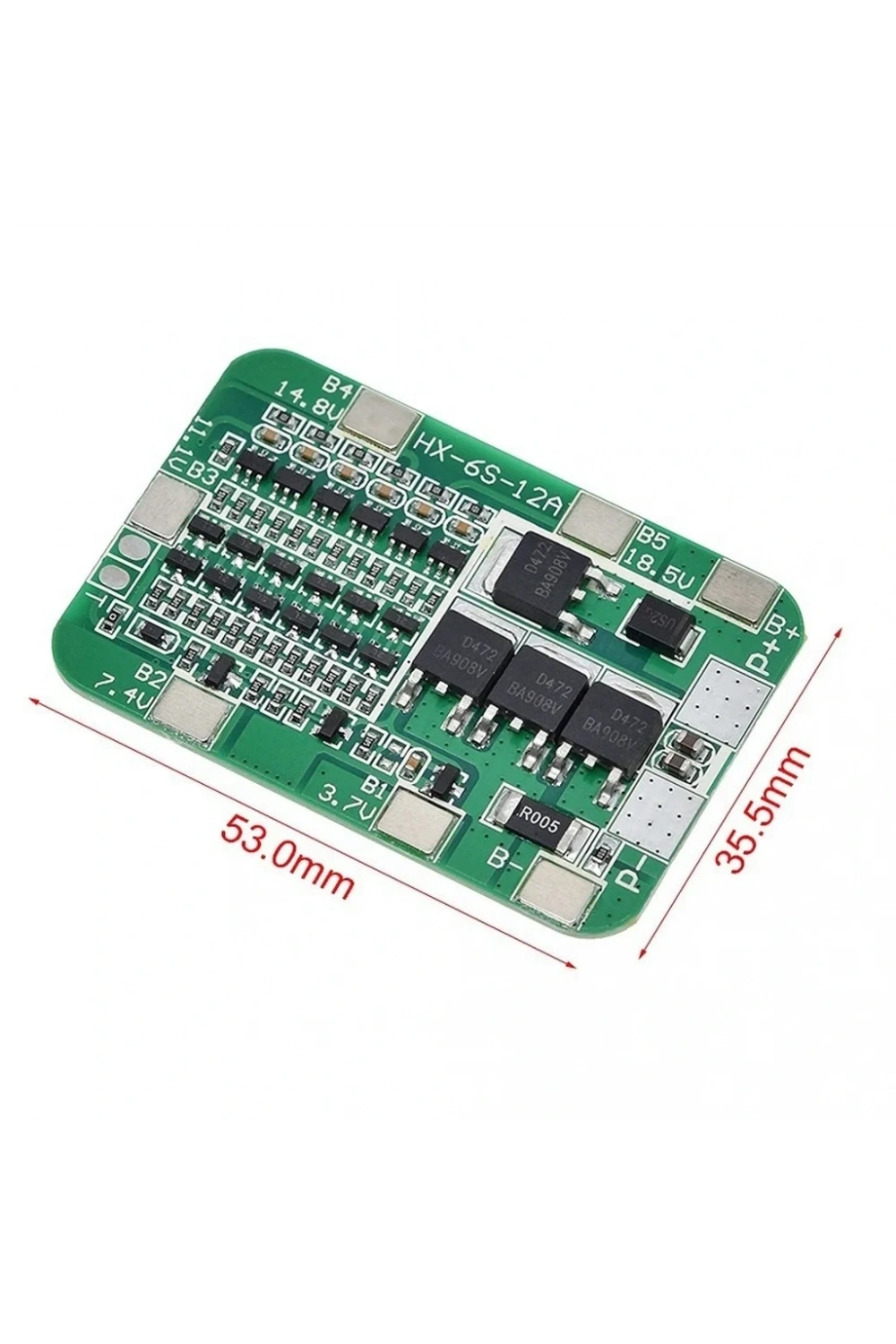 6S 15A BMS 18650 Lityum Pil Şarj Koruma Devresi