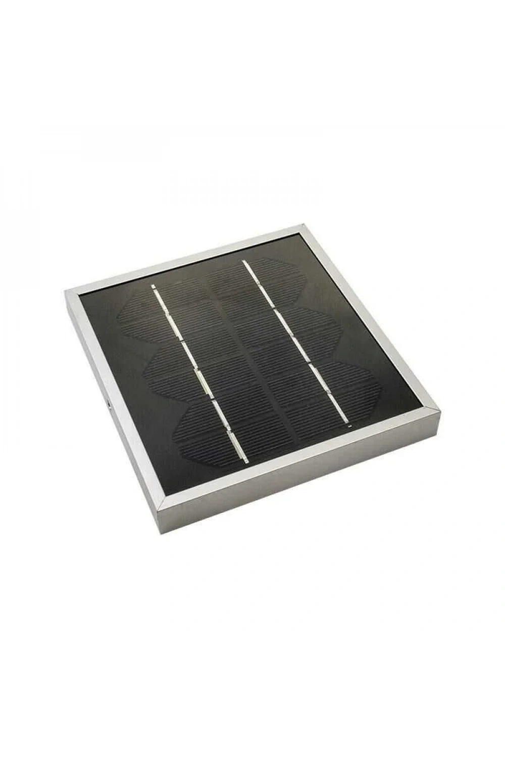 6V 600mA Su Geçirmez Solar Panel - Alüminyum Kasa 130x130mm