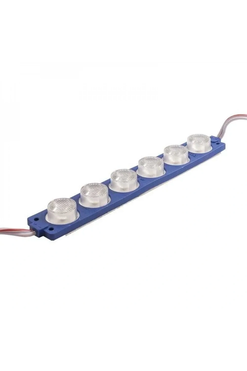 6W Mercekli Modül 6lı Led - Mavi 12V
