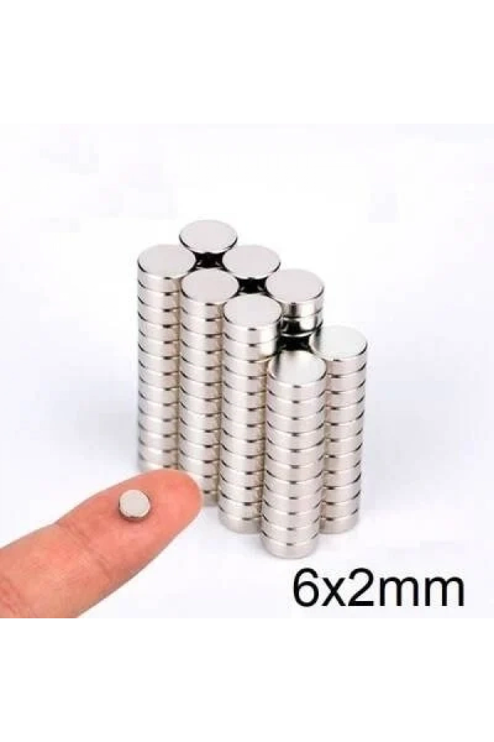 6X2mm Neodyum Güçlü Mıknatıs - Neodim Magnet