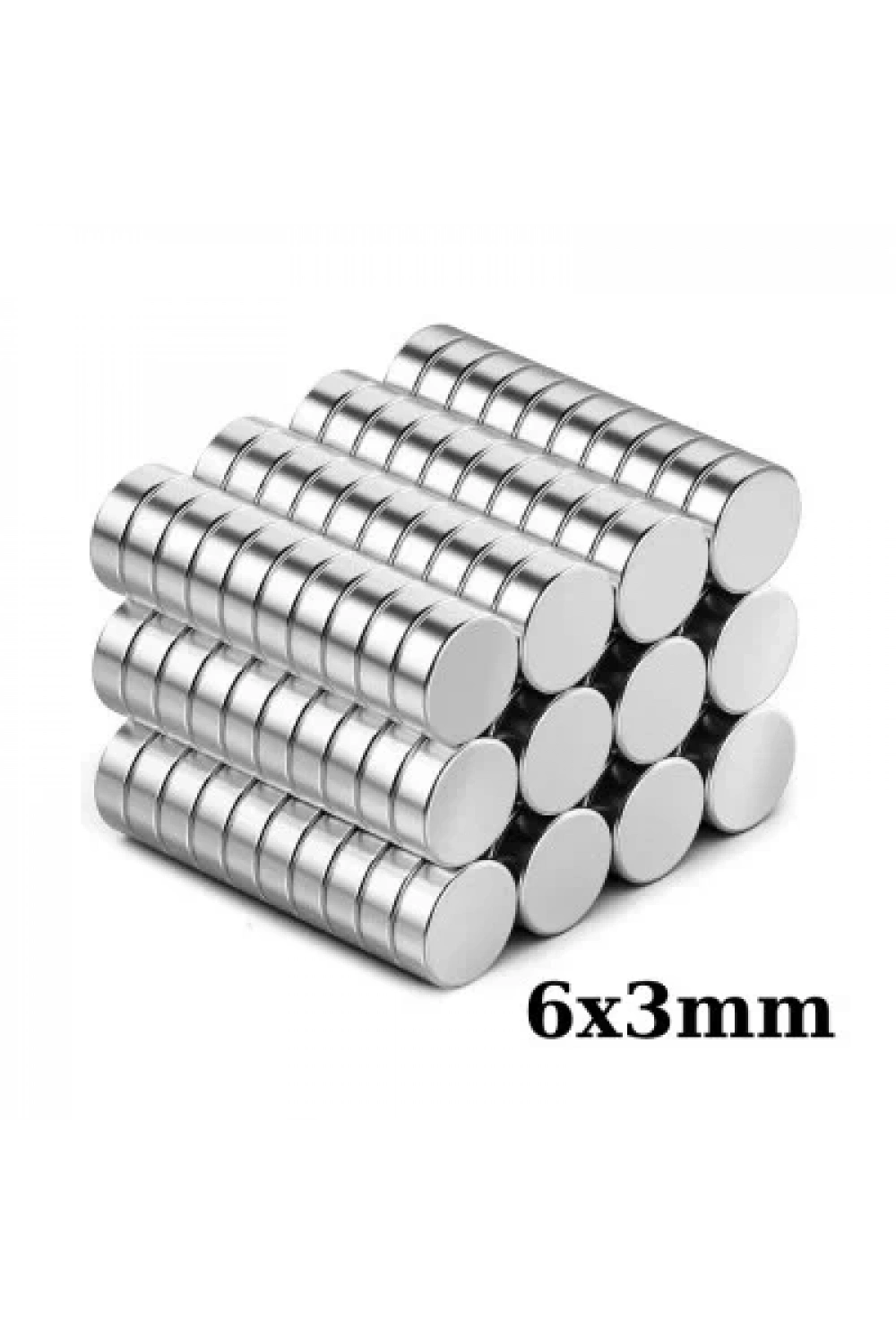 6x3mm Neodyum Güçlü Mıknatıs - Neodim Magnet