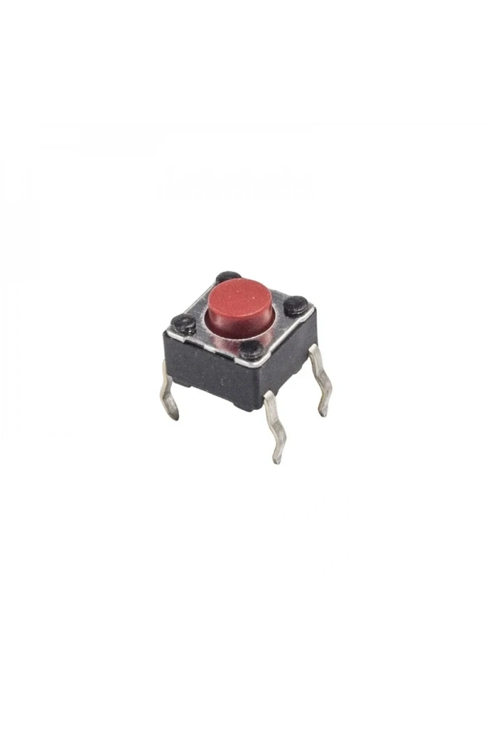6x6x5mm 4 Pinli Kırmızı Push Buton - Tact Switch