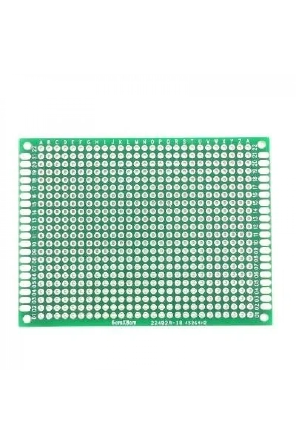 6x8cm Epoxy Çift Taraflı Delikli Plaket