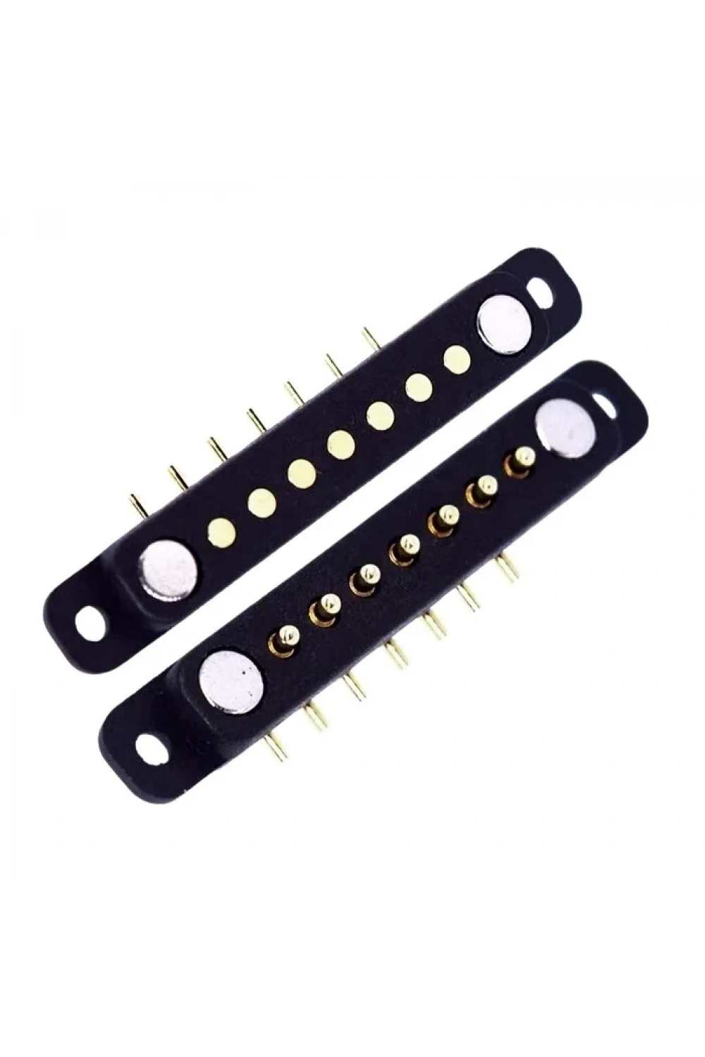 7-Pin 2.54mm 90C Pogo Pin Manyetik Konnektör Takımı - Kulaklı