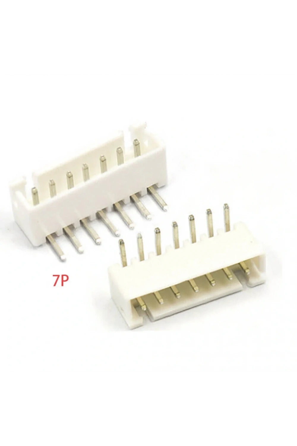 7 Pin JST-XH 2.54 Tunik Konnektör Erkek Eğik 90°