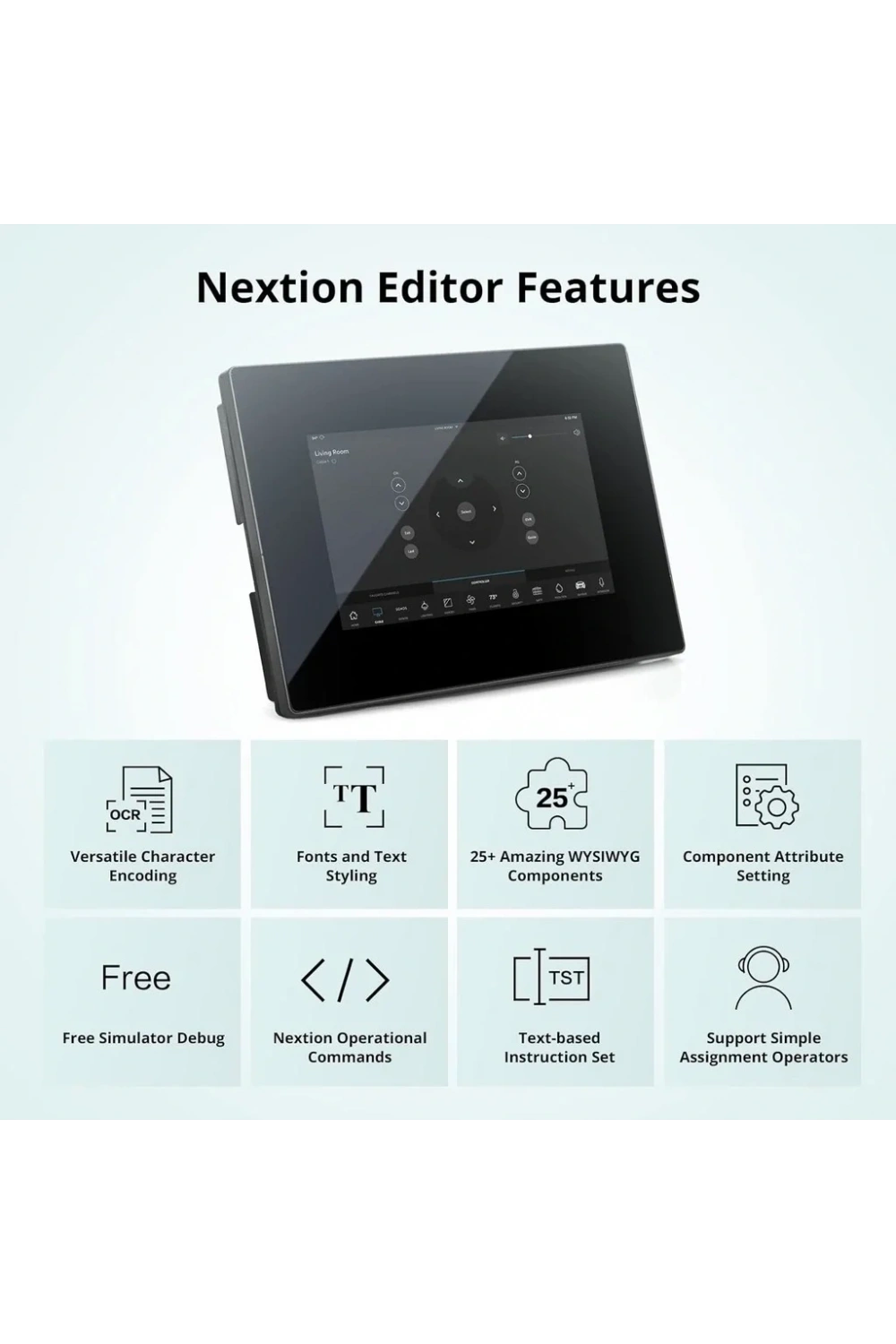 7.0 Inch Nextion Muhafaza Kasalı NX8048P070-011C-Y