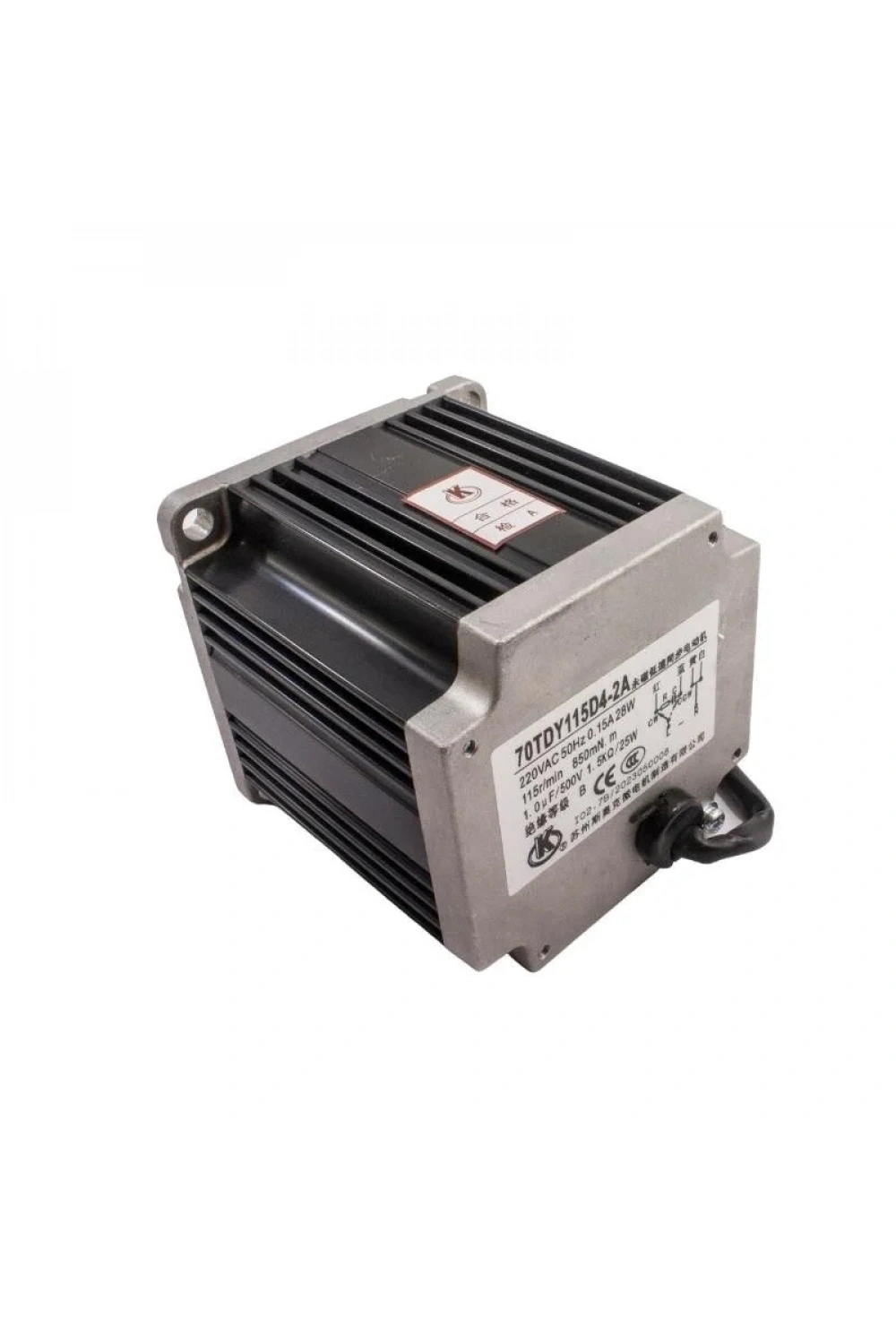 70mm 220V 115RPM AC Senkron Motor - 70TDY115D4-2A