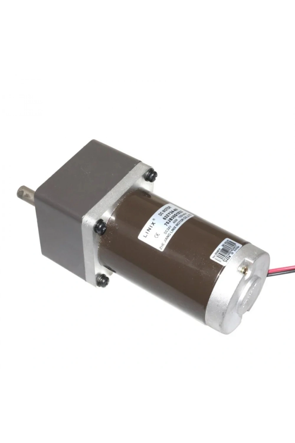 70mm 24V 100RPM DC Motor 63ZY24-40